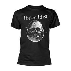 Poison Idea Skull Logo offiziell Männer T-Shirt Herren (X-Large) von Tee Shack