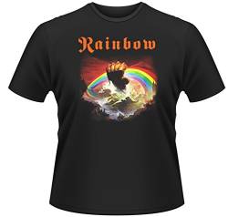 Rainbow Rising Ritchie Blackmore Rock offiziell Männer T-Shirt Herren (Large) von Tee Shack