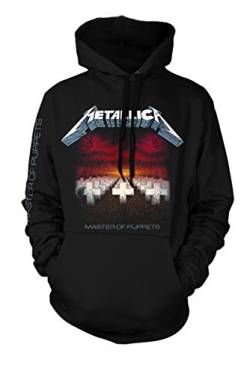 Tee Shack Metallica Master of Puppets James Hetfield offiziell Männer Kapuzenpullover (Large) von Tee Shack