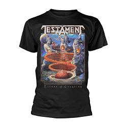 Testament Titans of Creation offiziell Männer T-Shirt Herren (Large) von Tee Shack