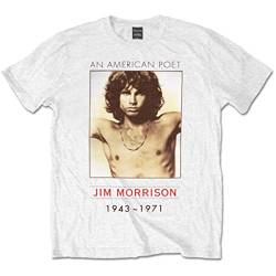 The Doors American Poet Jim Morrison Rock offiziell Männer T-Shirt Herren (Large) von Tee Shack