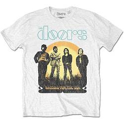 The Doors Waiting for The Sun Jim Morrison Wht offiziell Männer T-Shirt Herren (X-Large) von Tee Shack