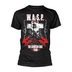 W.A.S.P. Crimson Idol Tour offiziell Männer T-Shirt Herren (Large) von Tee Shack