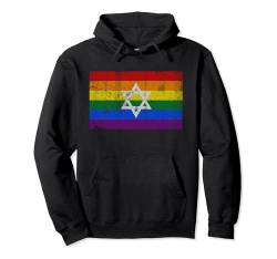 Jüdisches Israel LGBT T-Shirt Homosexuell Lesben Pride Flagge Shirt Pullover Hoodie von Tee Styley