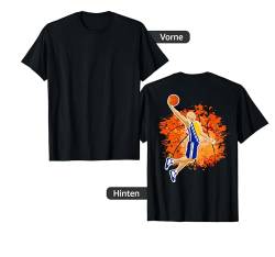 Bosnien und Herzegowina National Basketball Trikot Slam Dunk T-Shirt von TeeIsle Bosnia and Herzegovina National Basketball