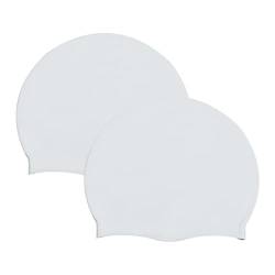 2PCS Silikon-Badekappe (WHITE) von Teegxddy