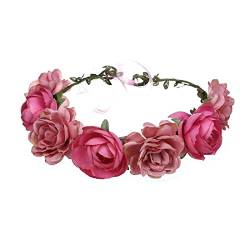 Teegxddy 1PCS Blumenkranz Haarschmuck Haar Blumenkranz, Blumenkranz für Hochzeitsfeier Festival von Teegxddy