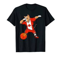 Dabbing Pit Bull Canada Basketball Fans Trikot Pride Sport T-Shirt von Teeisle Canada Basketball
