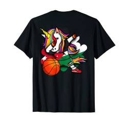 Dabbing Unicorn Jordan Basketball Fans Trikot Jordanische Flagge T-Shirt von Teeisle Jordan Basketball