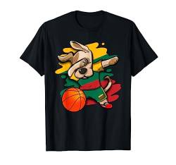 Dabbing Dog Litauen Basketball Fans Trikot Litauische Flagge T-Shirt von Teeisle Lithuania Basketball