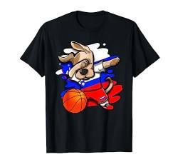 Dabbing Dog Slowenien Basketball Fans Trikot Slowenien T-Shirt von Teeisle Slovenia Basketball