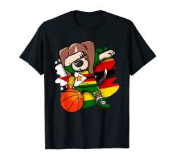 Dabbing Beagle Zimbabwe Trikot Zimbabwean Basketball Liebhaber T-Shirt von Teeisle Zimbabwe Basketball