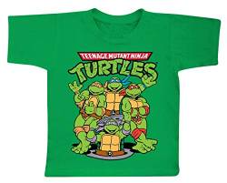 Teenage Mutant Ninja Turtles Kids - Group Unisex T-Shirt grün 140 von Teenage Mutant Ninja Turtles