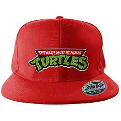 Teenage Mutant Ninja Turtles Offizielles Lizenzprodukt TMNT Logo Schnappkappe (Rot) von Teenage Mutant Ninja Turtles