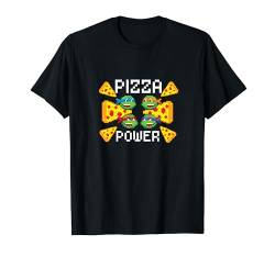 Teenage Mutant Ninja Turtles Retro Pixel 8- Bit Pizza Party T-Shirt von Teenage Mutant Ninja Turtles