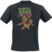 Teenage Mutant Ninja Turtles T-Shirt - Turtle Power - S bis L - für Männer - Größe L - schwarz  - EMP exklusives Merchandise! von Teenage Mutant Ninja Turtles