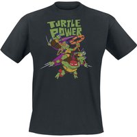 Teenage Mutant Ninja Turtles T-Shirt - Turtle Power - S bis L - für Männer - Größe M - schwarz  - EMP exklusives Merchandise! von Teenage Mutant Ninja Turtles