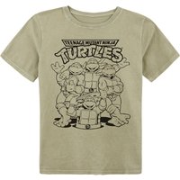 Teenage Mutant Ninja Turtles T-Shirt für Kinder - Kids - Gruppe - für Mädchen & Jungen - grün  - EMP exklusives Merchandise! von Teenage Mutant Ninja Turtles