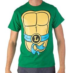 Teenage Mutant Ninja Turtles TMNT Herren-Kostüm-T-Shirt, Blau, XL von Teenage Mutant Ninja Turtles