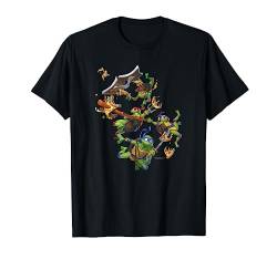 Teenage Mutant Ninja Turtles: Mutant Mayhem Falling Group T-Shirt von Teenage Mutant Ninja Turtles