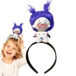 Puppen-Stirnband, Puppen-Haarband,Haarreif mit Sternbild-Plüsch-Haarband - Niedliche Haarreifen für Styling, Make-up, modisches Plüschpuppen-Haarband für Mädchen, Kinder von Teksome