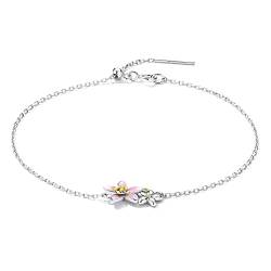 Schönes Kirschblüten-Armband aus 925er Sterlingsilber für Frauen, Teenager, Mädchen von Teleye