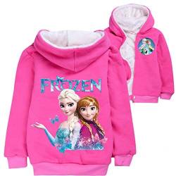 LOL Kleine Mädchen Prinzessin Gedruckt Hoodies Herbst Winter Mantel Einhorn Jacke Kinder Pullover Kleidung Weihnachten Strickjacke Geschenk Wolle Kostüme, Rose 1, 2-3 Jahre von Temolie