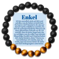 Enkel Armband Geschenke für Enkel Armbänder von Opa Oma an Meinen Enkel Geschenk zum Geburtstag Vatertag Vatertagsgeschenke Geburtstagsgeschenk Männer Schmuck Besondere Herren Geschenkidee Sinvolles von Temulnee