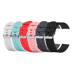 Tencloud Armbänder Kompatibel mit Blackview BV-SW01/BV-SW02 Armband, Weiches Silikon Ersatzarmband Schnellverschluss Uhrenarmband Zubehör Damen Herren für BV-SW01(SW-205L)/BV-SW02(SW-216) Smartwatch von TenCloud