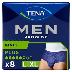 Tena Men Active Fit Pants Plus, L, 8 Stück von Tena
