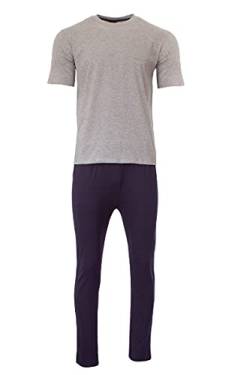 Tendegrees Herren Schlafanzug Pyjama Pyjama-Set (Grau/Blau, 56, x_l) von Tendegrees