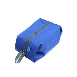 Tenlacum Tragbare wasserdichte Schuhtasche, Reisetasche, Toilettenartikel, Wäsche, Schuhbeutel, Aufbewahrungstasche mit Reißverschluss, Blau, blau von Tenlacum