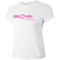Tennis-Point Logo T-Shirt Damen in weiß von Tennis-Point