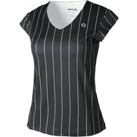 Tennis-Point Stripes T-Shirt Damen in schwarz, Größe: M von Tennis-Point