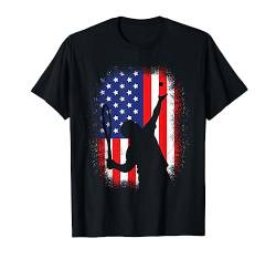 USA Tennis Aufschlag Tennis T-Shirt von Tennis Shirt Herren und Tennis Damen Geschenke