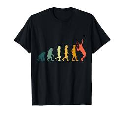 Geschenk für Tennisspieler Retro Evolution Tennis T-Shirt von Tennisspieler Tennis T-Shirts