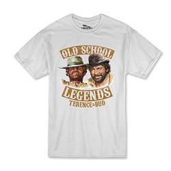 Terence Hill Bud Spencer - Old School Legends - Terence & Bud (Weiss) (4XL) von Terence Hill