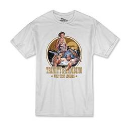 Terence Hill Bud Spencer - Trinity and Bambino - Wild West Legends (Weiss) (4XL) von Terence Hill