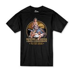 Terence Hill Bud Spencer - Trinity and Bambino - Wild West Legends (schwarz) (4XL) von Terence Hill