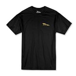 Terence Hill - Logo T-Shirt (gestickt Gold) (schwarz) (S) von Terence Hill