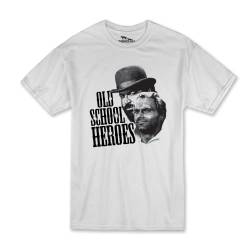 Terence Hill Old School Heroes - T-Shirt Bud Spencer (Weiss) (4XL) von Terence Hill