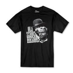 Terence Hill Old School Heroes - T-Shirt Bud Spencer (schwarz) (S) von Terence Hill