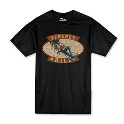 Terence Hill T-Shirt - Der Müde Joe Pritsche - Vier Fäuste für EIN Halleluja (schwarz) Renato Casaro Edition (XL) von Terence Hill