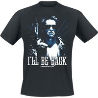 Terminator T-Shirt - I'll Be Back - S bis XXL - für Männer - Größe M - schwarz  - Lizenzierter Fanartikel von Terminator