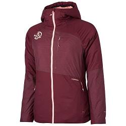 Ternua Damen Kuantik Hood Jacke, e-Bordeaux, XS von Ternua