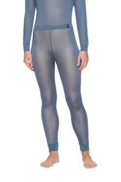 Terramar Damen Thermasilk Pointelle Hose, stahlblau, Medium von Terramar