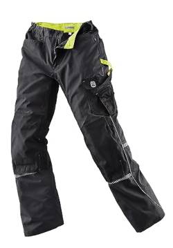 Terrax Damen Bundhose schwarz/Limette (40) von Terrax