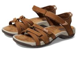 Teva Damen Tirra Leather Womens Sandale, Honey Brown, 42 EU von Teva