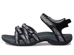 Teva Damen Tirra Womens Sandale, Palms Black/White, 37 EU von Teva