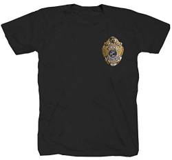 Alaska State Troopers FBI Polizei Sheriff Marshall CSI CIS Swat Team schwarz T-Shirt Shirt 2XL von Tex-Ha